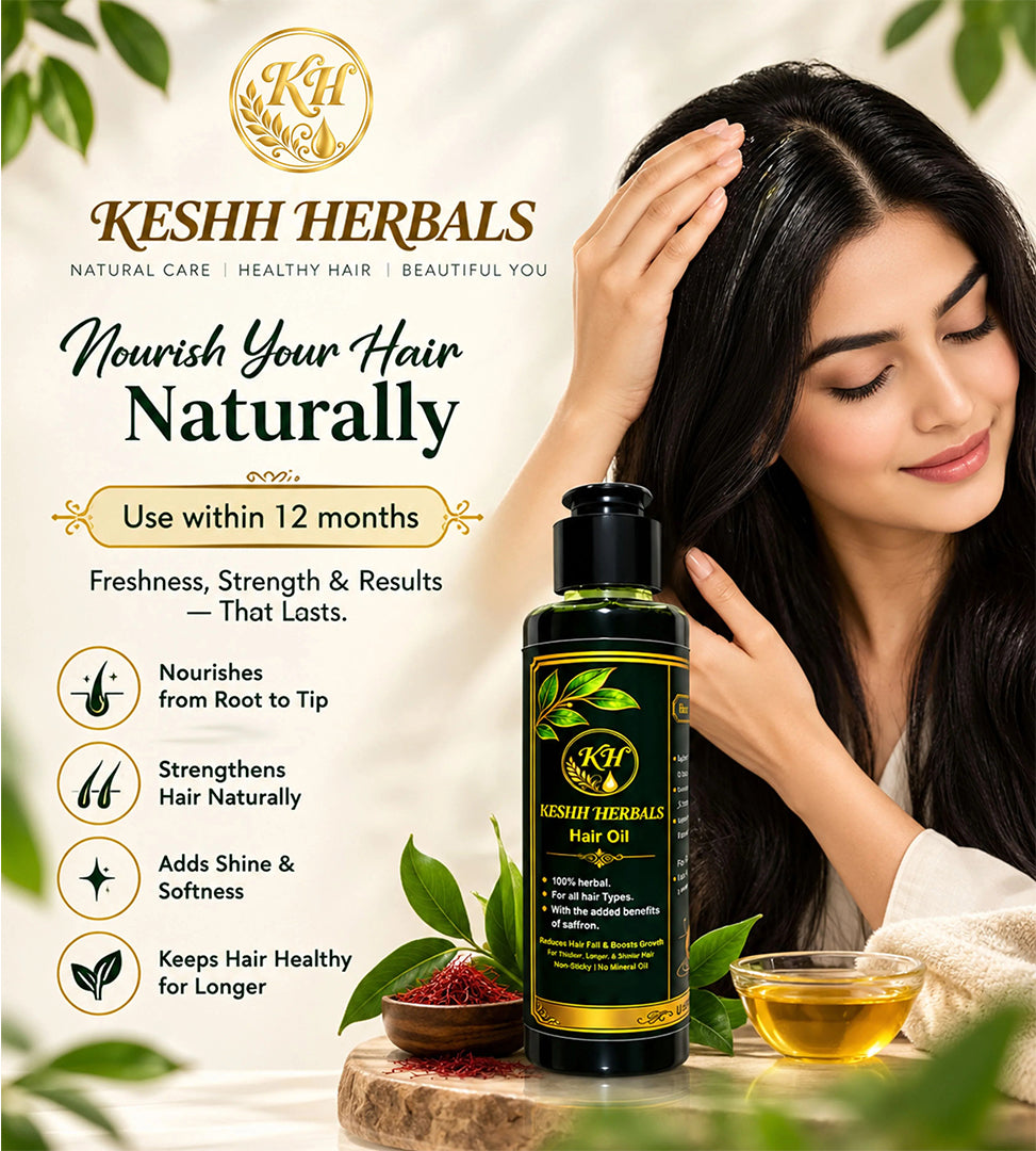 Keshh Herbals Hair Oil (Pack of 3)